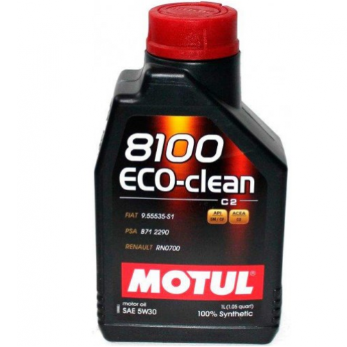 Масло моторное 5W30 MOTUL 1л синтетика 8100 Eco-clean C2