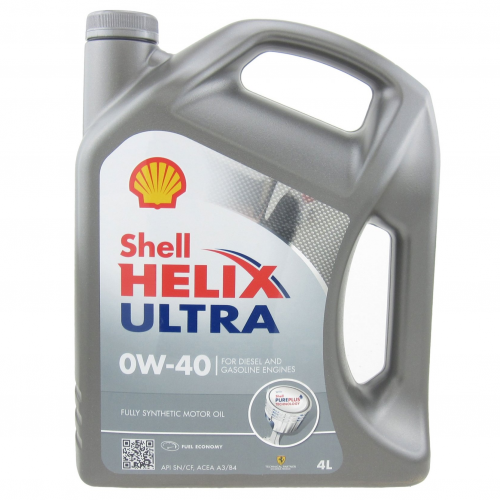 Масло моторное 0W40 Shell Helix 4л Ultra