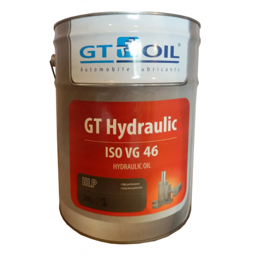 Масло гидравлическоеG T OIL 20л полусинтетика GT Hydraulic ISO VG 46