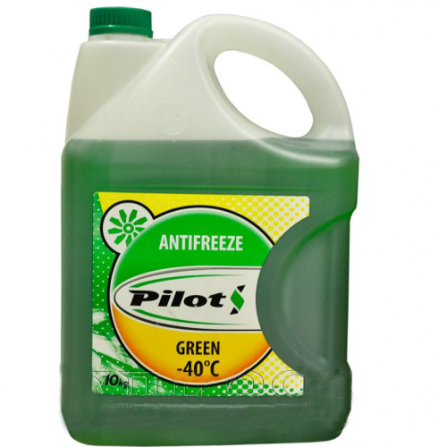 Антифриз PILOTS Green Line 40 G11 готовый -40C зеленый 10 кг