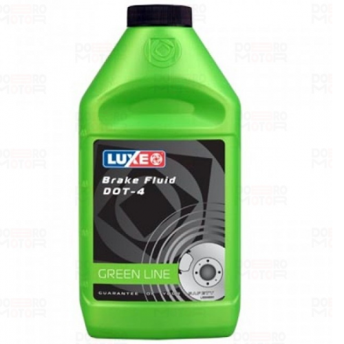 Жидкость тормозная Luxe Green Line DOT4 455 г