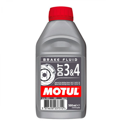 Жидкость тормозная Motul Brake Fluid DOT3&4 0,5 л