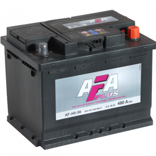Аккумулятор AFA 56 А/ч 556400 AF обратная 242x175x190 EN480