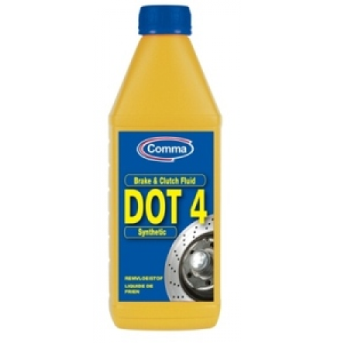 Жидкость тормозная COMMA BF41L DOT4 1 л.