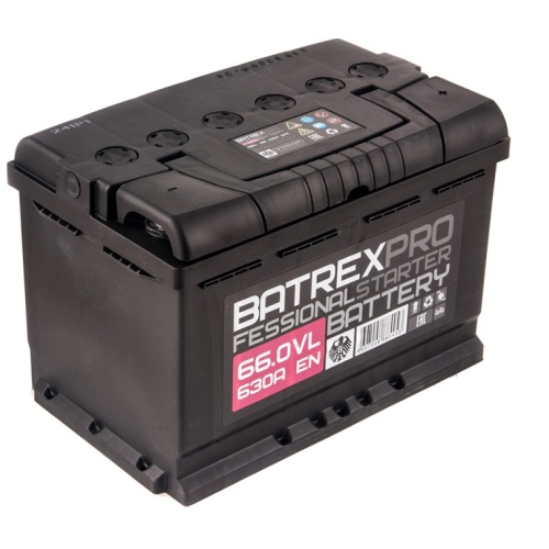 Аккумулятор BATREX 66 А/ч 278x175x190 EN630