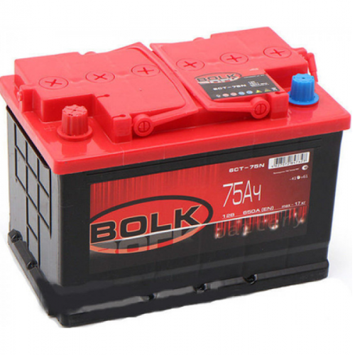 Аккумулятор BOLK 75 А/ч 277x175x190 EN650