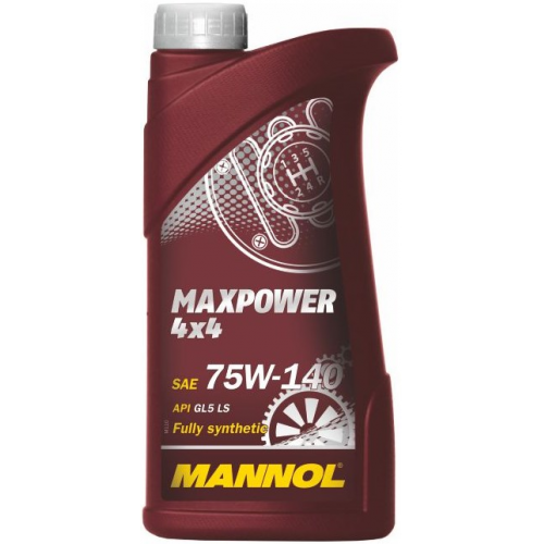 Масло трансмиссионное 75W140 MANNOL 1л синтетика Maxpower 4x4 GL5 LS