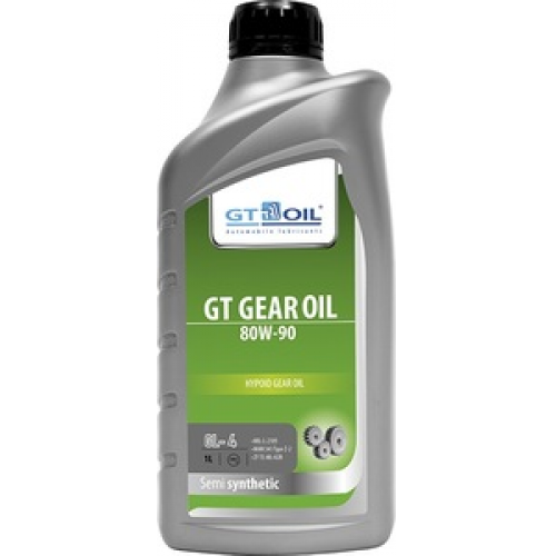 Масло трансмиссионное 80W90 GT OIL 1л синтетика GT GEAR Oil GL-4