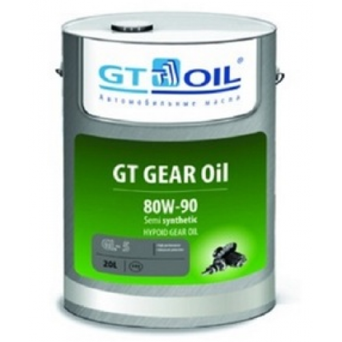 Масло трансмиссионное 80W90 GT OIL 20л синтетика GT GEAR Oil GL-5