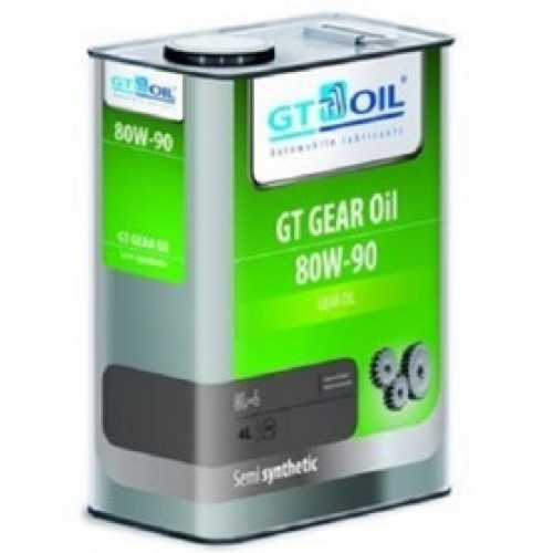 Масло трансмиссионное 80W90 GT OIL 4л синтетика GT GEAR Oil GL-4