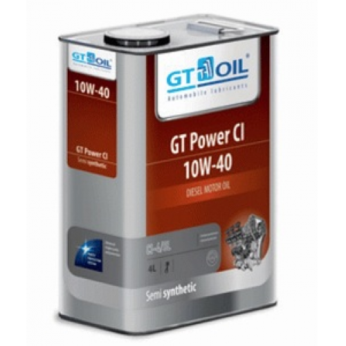 Масло моторное 10W40 GT OIL 4л полусинтетика GT Power CI