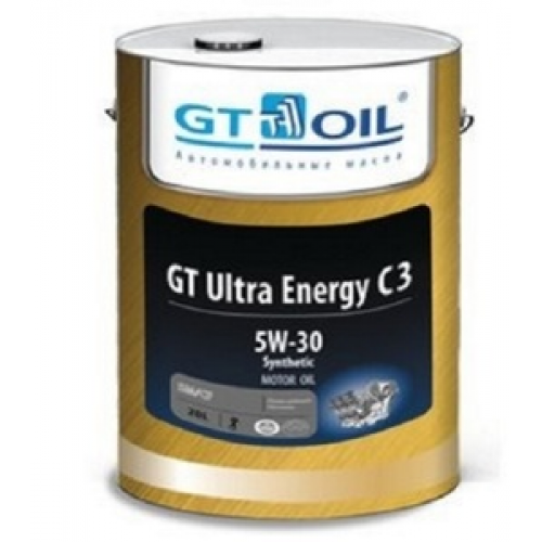 Масло моторное 5W30 GT OIL 20л синтетика GT Ultra Energy C3