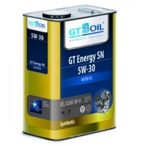 Масло моторное 5W30 GT OIL 4л синтетика GT Energy SN