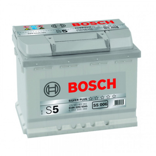 Аккумулятор BOSCH 63 A/ч S50 06 242x175x190 EN610