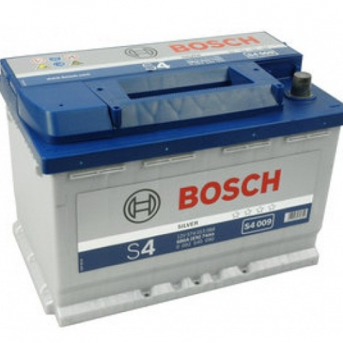 Аккумулятор BOSCH 74 A/ч S40 09 278x175x190 EN680