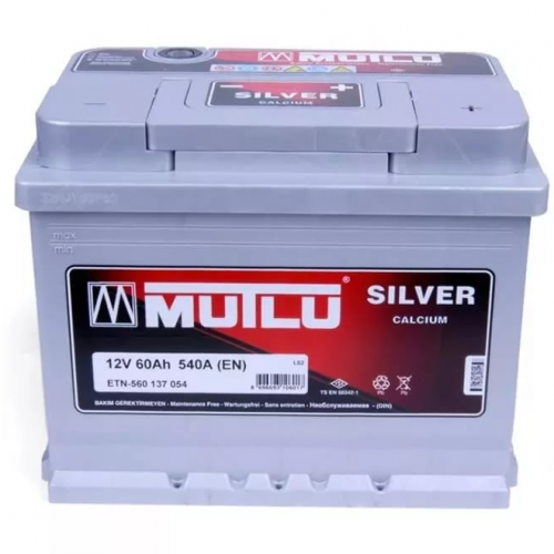 Аккумулятор MUTLU CALCIUM SILVER 60 A/ч SMF56082 242x175x190 EN540
