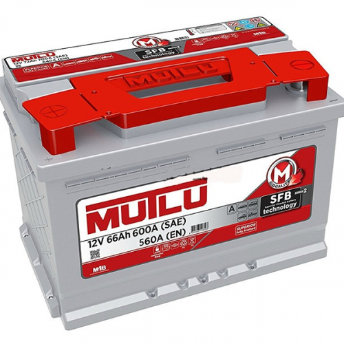 Аккумулятор MUTLU CALCIUM SILVER 66 A/ч SMF56640 278x175x190 EN560