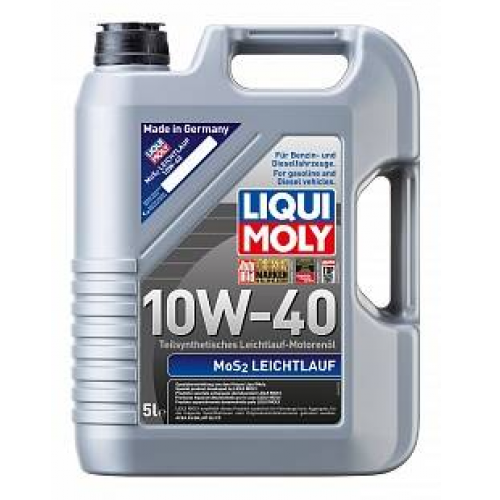 Масло моторное 10W40 LIQUI MOLY 5л полусинтетика MoS2 Leichtlauf
