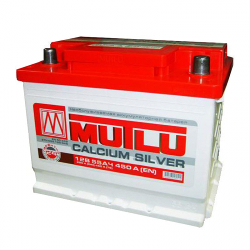 Аккумулятор MUTLU CALCIUM SILVER 55 A/ч обратная SMF55559 242x175x190 EN450