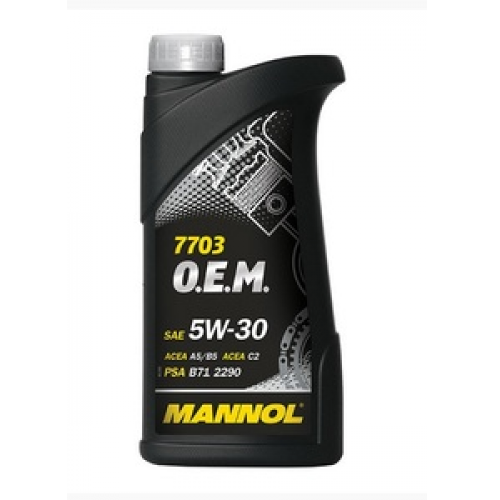 Масло моторное 5W30 MANNOL 1л синтетика 7703 O.E.M. for PEUGEOT CITROEN A5/B5/C2