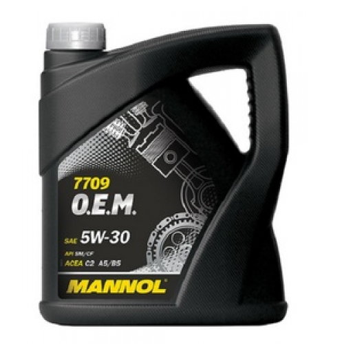 Масло моторное 5W30 MANNOL 4л синтетика 7709 O.E.M. for TOYOTA LEXUS A5/B5/C2